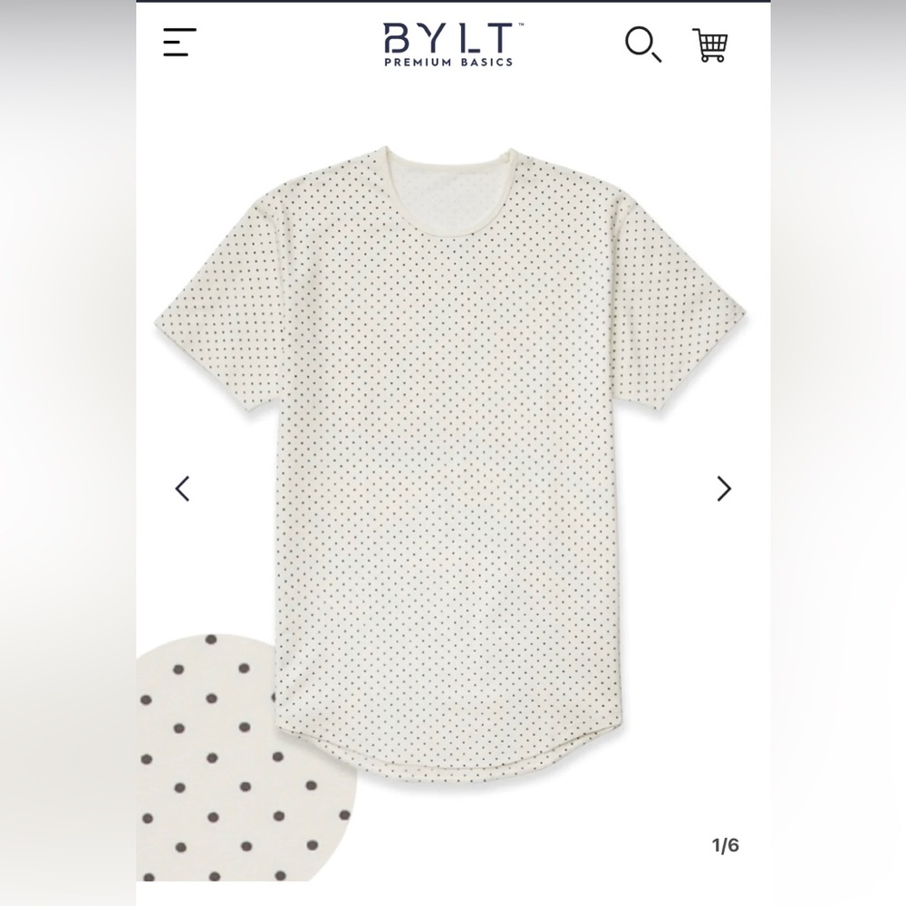 Men’s shirt, Brand BYLT, Large